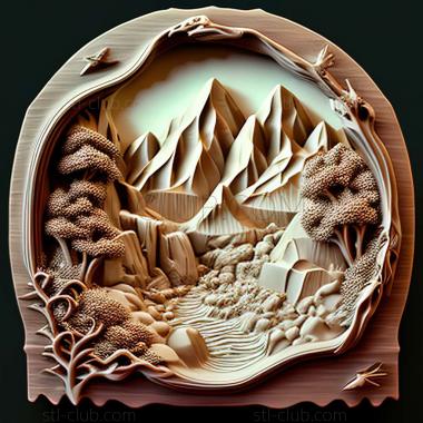 3D model landscape (STL)